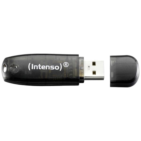Intenso Rainbow Line USB-minne 32 GB Gul, Röd, Svart 3502483 USB 2.0