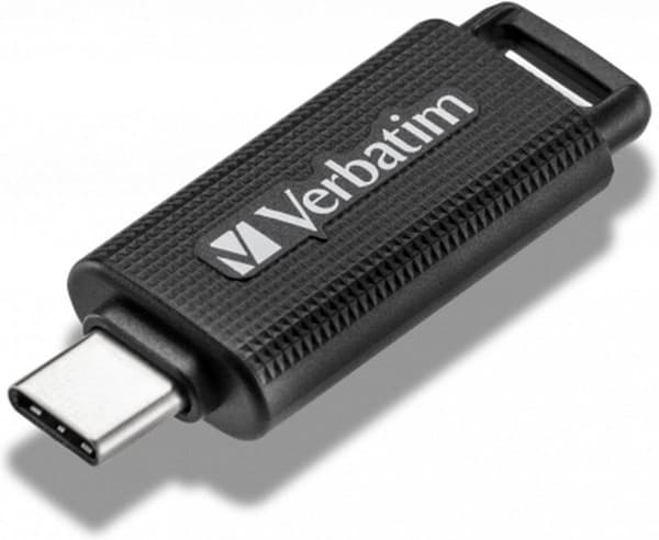 Verbatim infällbar 128 GB USB 3.2 Gen 1 USB-C (49459) Svart
