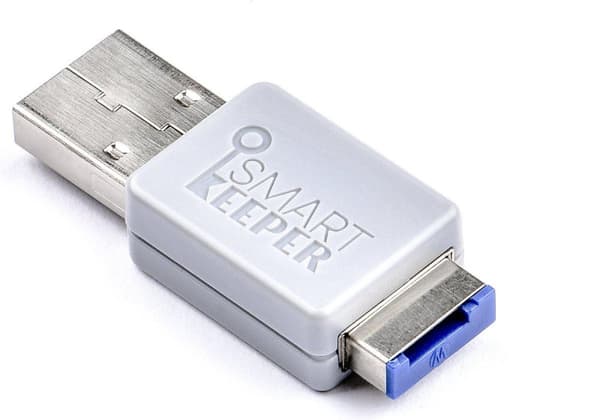 SmartKeeper Basic "USB Stick" låsbar 32 GB mørkeblå (OM03DB)