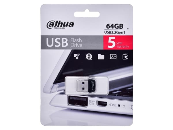 DAHUA USB-U166-31-64G 64GB Pendrive-levyasema
