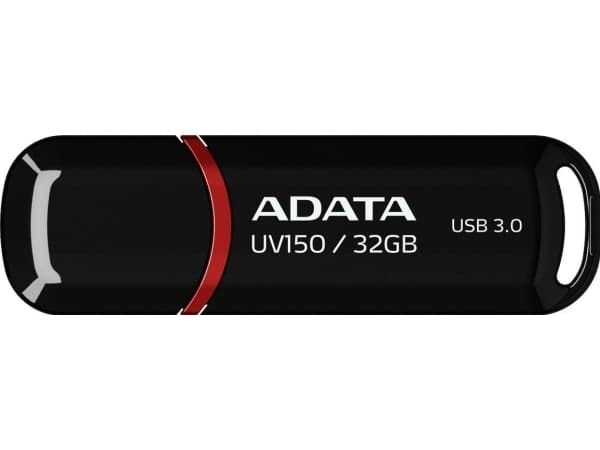 ADATA DashDrive UV150 - USB flashdrive - 32 GB - USB 3.0 - sort