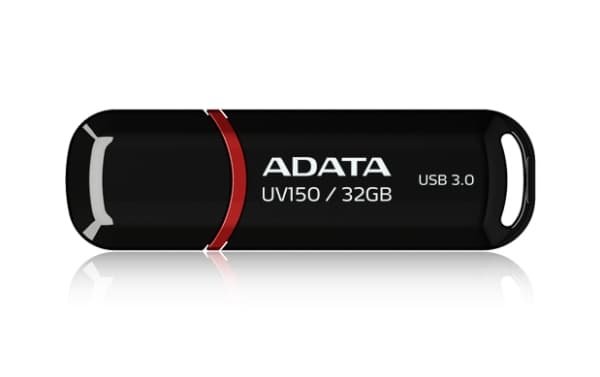 ADATA DashDrive UV150 - USB flashdrive - 32 GB - USB 3.0 - sort