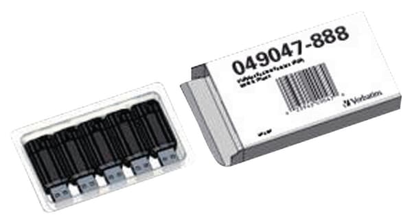 USB-Minne VERBATIM Pinstripe 32GB 5/fp