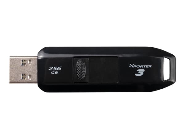 Patriot Memory Xporter 3, 256 GB, USB A-tyyppi, 3.2 Gen 1 (3.1 Gen 1), Liuku, 10 g, Musta musta