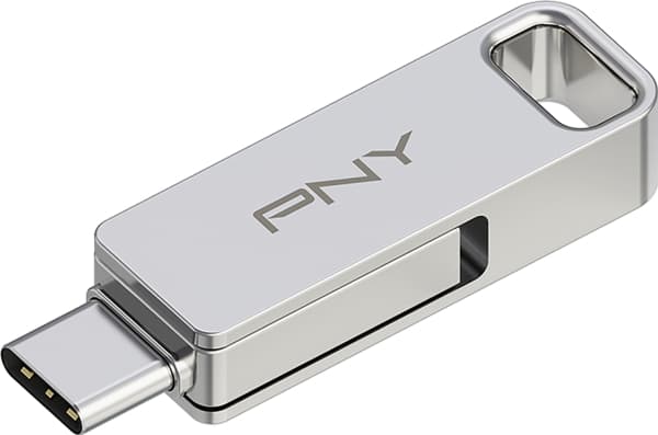 PNY Duo-Link - USB-flashstasjon - 256 GB - USB 3.2 Gen 1 / USB-C