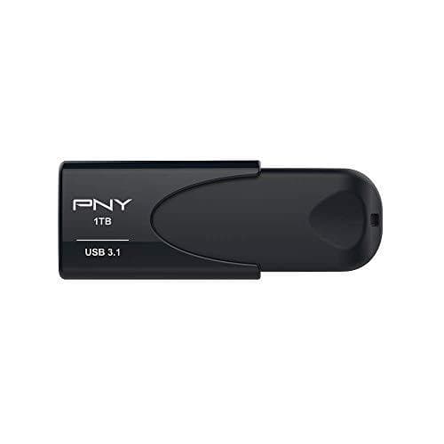 PNY Attaché 4 USB Flash Drive 1000 Gt USB Type-A 3.2 Gen 1 (3.1 Gen 1) Musta (FD1TBATT431KK-EF) musta