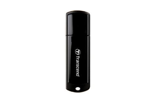 Transcend JetFlash 700 - USB-minne - 256 GB - USB 3.1 Gen 1 - svart Svart