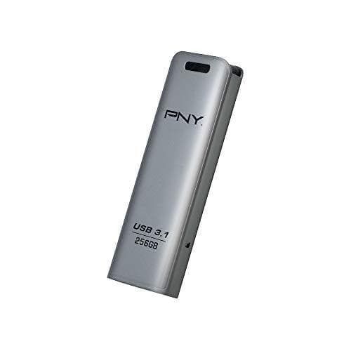 PNY FD256ESTEEL31G-EF USB-muistitikku, 256 Gt 3.1 (3.1 Gen 1) ruostumaton teräs (FD256ESTEEL31G-EF) Ruostumaton teräs