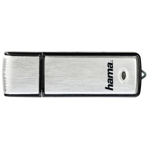 Hama FlashPen Fancy - USB-minne - 64 GB - USB 2.0 - svart, silver