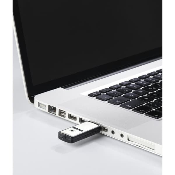 Hama FlashPen Fancy - USB-minne - 64 GB - USB 2.0 - svart, silver