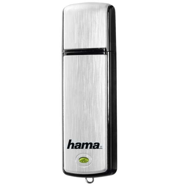Hama FlashPen Fancy - USB-minne - 64 GB - USB 2.0 - svart, silver