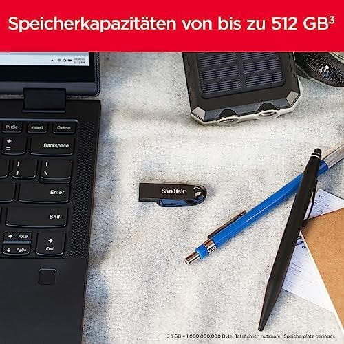 SanDisk Ultra Curve Flash Drive, 512 GB, USB 3.2 (00215467)