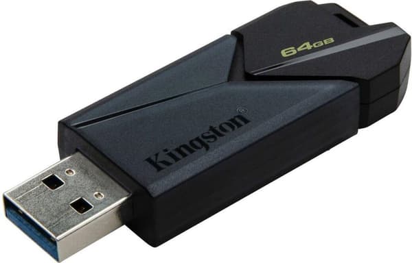 Kingston Technology DataTraveler Exodia Onyx USB-muistitikku 64 Gt USB Type-A 3.2 Gen 1 (3.1 Gen 1) Musta musta
