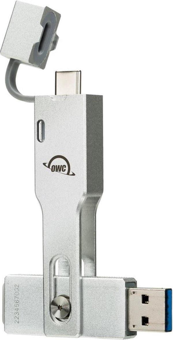 OWC ENVPMCA02 - 250 GB - USB Type-A til USB Type-C - 3.2 Gen 2 (3.1 Gen 2) - 946 MB/s - Aluminium (OWCENVPMCA10)