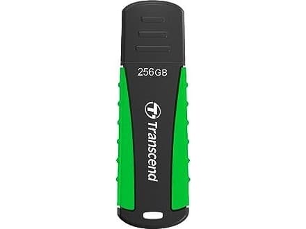 Transcend JetFlash 810 - USB-flashstasjon - 256 GB - USB 3.1 Gen 1 - grønn