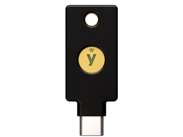 Yubico 5060408465301, Musta, Google account, Microsoft account, Salesforce.com, AWS Identity and Access Management (IAM), Duo Security, Forgerock, Id
