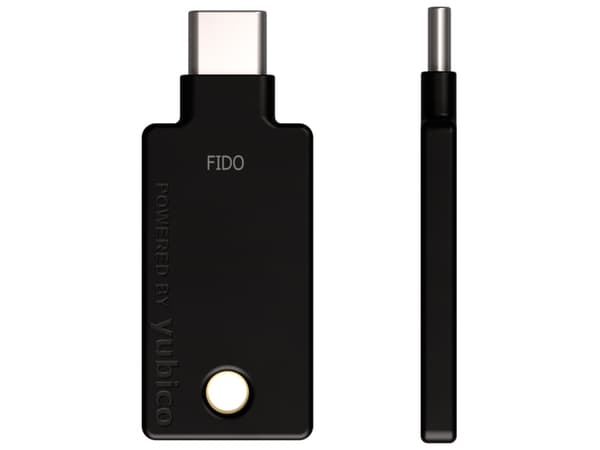 Yubico 5060408465301, Musta, Google account, Microsoft account, Salesforce.com, AWS Identity and Access Management (IAM), Duo Security, Forgerock, Id