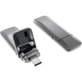 Miniatyrbild 1 av 3: Xlyne 7612800 USB-minne 128 GB Grå 7612800 USB-C® (USB 3.2 Gen 2)