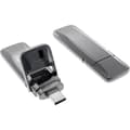 Miniatyrbild 1 av 3: Xlyne 7625600 USB-minne 256 GB Grå 7625600 USB-C® (USB 3.2 Gen 2)