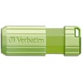 Miniatyrbild 3 av 4: Verbatim USB DRIVE 2.0 PINSTRIPE USB-minne 64 GB Eucalyptus, Grön 49964 USB 2.0