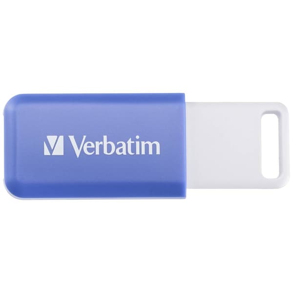 Verbatim V DataBar USB 2.0 Drive USB-minne 64 GB Blå 49455 USB 2.0
