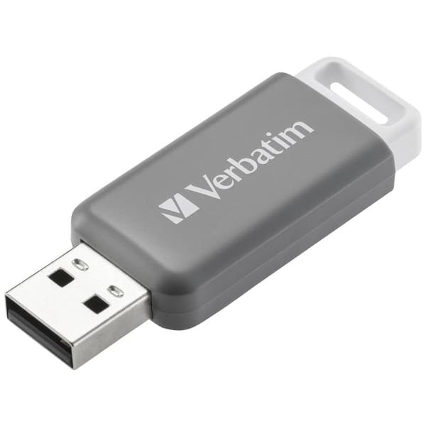 Verbatim V DataBar USB 2.0 Drive USB-minne 128 GB Grå 49456 USB 2.0
