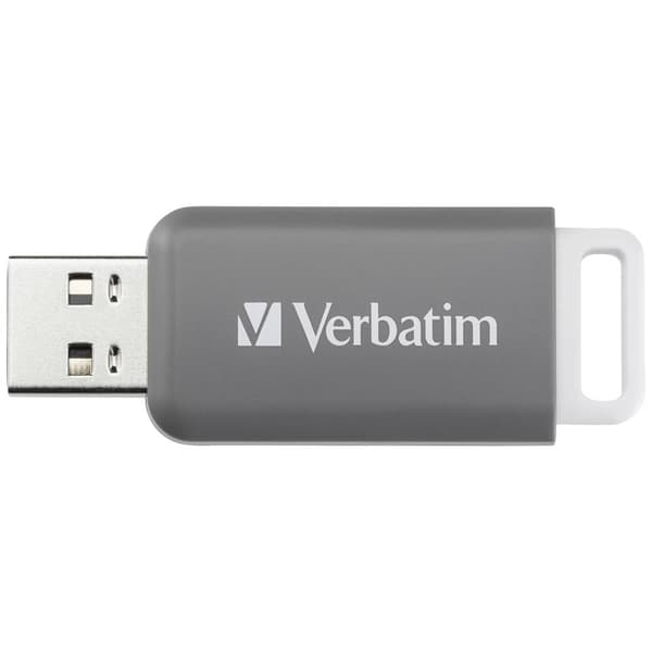 Verbatim V DataBar USB 2.0 Drive USB-minne 128 GB Grå 49456 USB 2.0 Grå