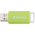 Miniatyrbild 1 av 4: Verbatim V DataBar USB 2.0 Drive USB-minne 32 GB Grön 49454 USB 2.0