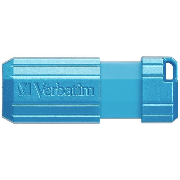 Verbatim USB DRIVE 2.0 PINSTRIPE USB-minne 64 GB Blå 49961 USB 2.0