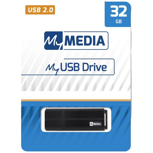 MyMEDIA My USB 2.0 Drive 32GB USB-minne 32 GB Svart 69262 USB 2.0