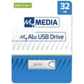 Miniatyrbild 3 av 4: MyMEDIA My Alu USB 3.2 Gen 1 Drive USB-minne 32 GB Silver 69276 USB 3.2 Gen 1