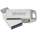 Miniatyrbild 1 av 4: MyMEDIA My Dual USB 3.2 Gen 1 /USB C Drive 32GB USB-minne 32 GB Silver 69269 USB 3.2 Gen 1, USB-C®