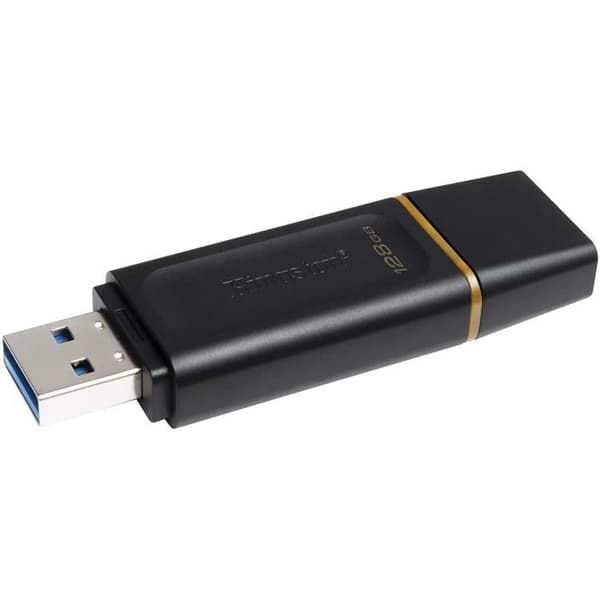 Kingston DataTraveler Exodia DTX-128GB USB 3.2 Gen 1 flash-enhet - med skyddslock och flera nyckelringar[158]
