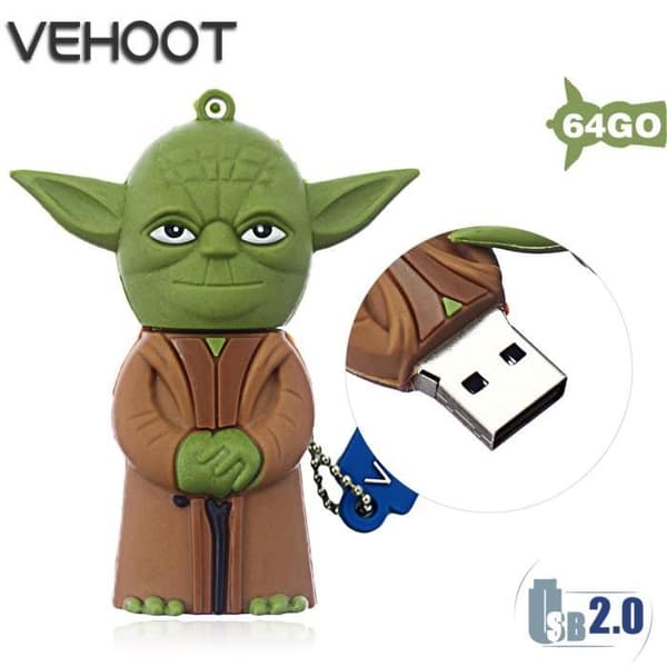 USB-minne - VEHOOT - JumpDrive 64 GB - USB 2.0 - Läshastighet 28 MB/s - Skrifthastighet 7 MB/s