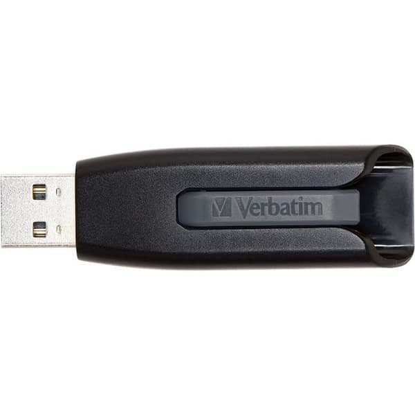 AJW-VERBATIM Store 'n' Go V3 USB-minne I USB-3.2 Gen 1 I 256 GB I USB-minne med glidmekanism I USB-3 med Super[795]-gränssnitt