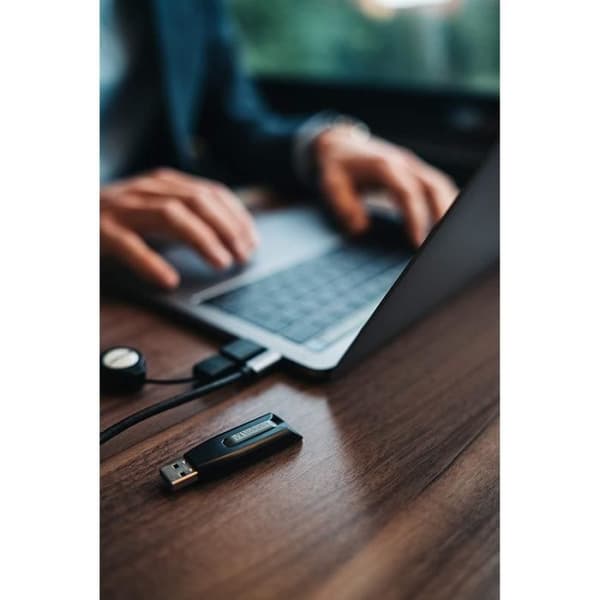 VERBATIM Store 'n' Go V3 USB-minne I USB-3.2 Gen 1 I 256 GB I USB-minne med glidmekanism I USB-3 med SuperSpee-gränssnitt[858]