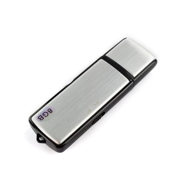 Spy Recorder USB Key 8 GB digital diktafon 192 KBPS 120 timmars inspelning R154