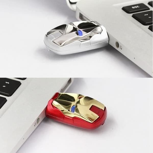 Iron Man USB-minne - U128GB - Guld