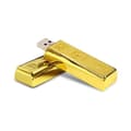 Miniatyrbild 4 av 4: 64GB USB 2.0 Pendrive USB Flash Memory Stick Gold Bar Metal