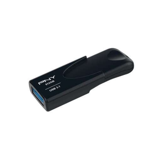 PNY Attaché 4 - USB flash-enhet - 512 GB Svart