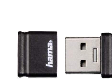Hama Smartly 64GB USB 2.0, 64 GB, USB Type-A, 2.0, 10 MB/s, Keps, Svart