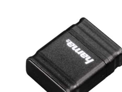 Hama Smartly 64GB USB 2.0, 64 GB, USB Type-A, 2.0, 10 MB/s, Keps, Svart Svart