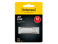 Miniatyrbild 2 av 5: Intenso Jet Line - USB flash-enhet - 32 GB - USB 3.2 Gen 1 - silver