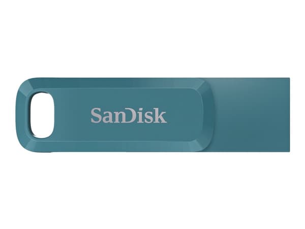 SanDisk Ultra Dual Drive Go - USB-flashstasjon - 64 GB - USB 3.2 Gen 1 / USB-C - navagio-brønn