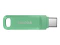 Miniatyrbild 4 av 5: SanDisk Ultra Dual Drive Go - USB flash-enhet - 64 GB - USB 3.2 Gen 1 / USB-C - absinthe green