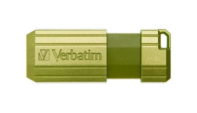 Verbatim Store 'n' Go Pin Stripe USB-enhet - USB-minne - 32 GB - USB 2.0 - Eucalyptusgrön