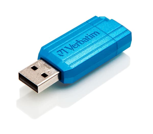 Verbatim Store n Go 64 GB Pinstripe USB 2.0 Caribbean Blue (49961)