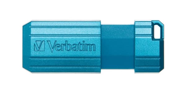 Verbatim Store n Go 64 GB Pinstripe USB 2.0 Caribbean Blue (49961)