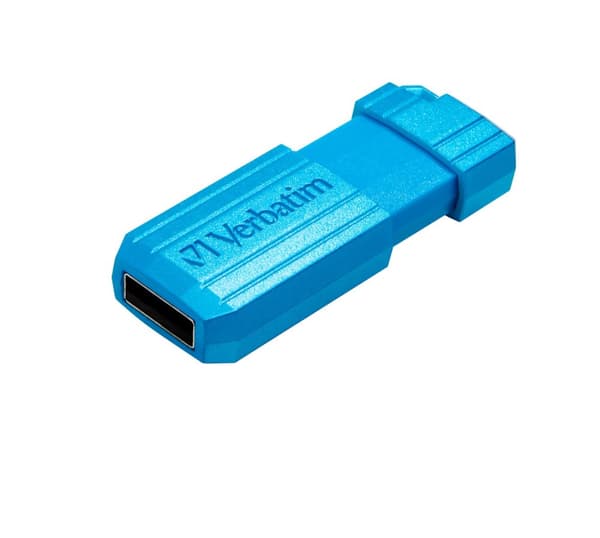 Verbatim Store n Go 64 GB Pinstripe USB 2.0 Caribbean Blue (49961)