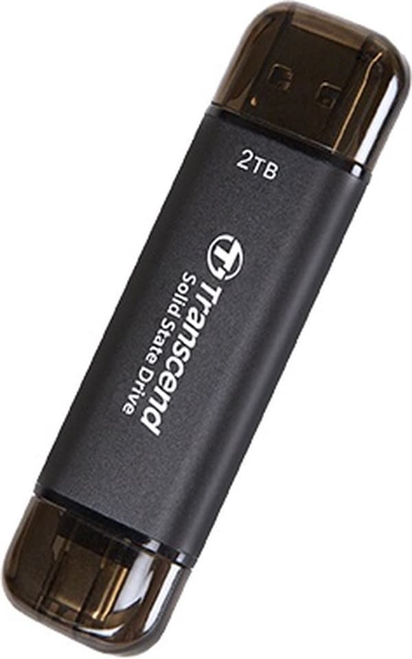 TRANSCEND TS256GESD310C ESD310C KANNETTAVA SSD, 256 Gt, USB 10GBPS, TYYPPI C/A
